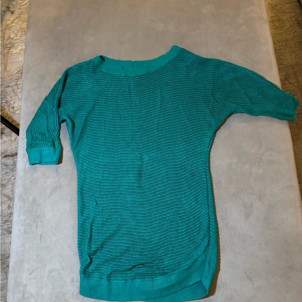 Express Green Knit Sweater